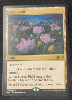 MTG LOTUS FIELD!!! Core set 2020!! M20! MINT!! Magic the Gathering!! - Image 1