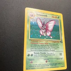 Venomoth Jungle 13/64 Pokemon Holo Rare 1999 WOTC Vintage LP Lightly Played TCG - Image 3