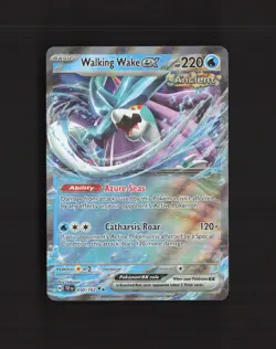 Walking Wake ex 050/162 Temporal Forces Ultra Rare Holo Pokemon Card NM - Image 1