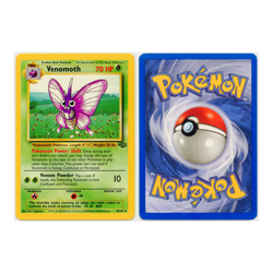 1999 Vintage Pokemon Venomoth Base Set Jungle Non-Holo Rare #29/64 LP-MP - Image 3
