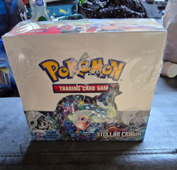Pokemon TCG Scarlet Violet Stellar Crown Booster Box Sealed - Image 1