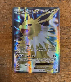 2017 Pokemon TCG XY Generations Jolteon EX Full Art 28a/83 Ultra Rare NM - MINT - Image 1