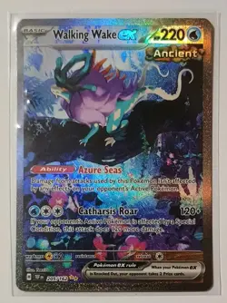 Walking Wake ex 205/162 Temporal Forces Special Illustration Rare NM Pokemon - Image 1