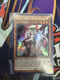 Yugioh Ghost Ogre & Snow Rabbit DUDE-EN001 Ultra Rare 1st Ed NM - Image 1