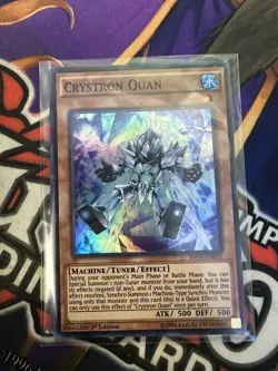 *** Crystron Quan 1st Ed *** INOV-EN015 | SUPER Rare | YuGiOh! NM - Image 1