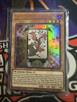 Yugioh - Flower Cardian Cherry Blossom (Ultra Rare) (1st Edition) - BLAR-EN029 P - Image 1