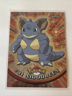 Nidoqueen Topps Chrome Pokemon TV Animation Edition #31 2000 - Image 1