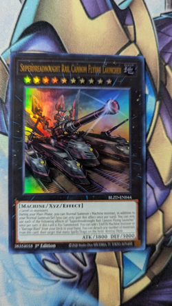 Yugioh BLZD-EN044 Superdreadnought Rail Cannon Flying Launcher Ultra Rare NM - Image 1