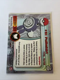 2000 Topps Chrome Pokemon Series 1 #61 Poliwhirl NM - Image 2