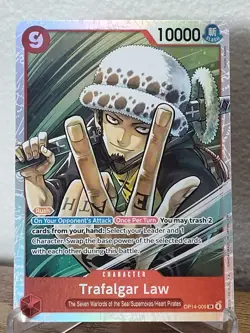 Trafalgar Law One Piece Alt Art OP14-009 (SR) NM-M English - Image 1