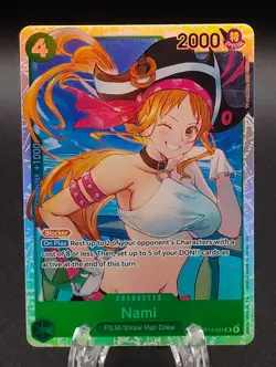 One Piece OP14 Nami OP14-031 SP Special SR Foil English NM Pack Fresh - Image 2