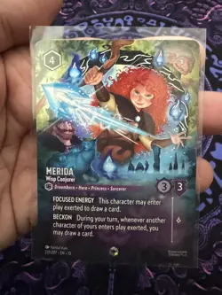Disney Lorcana Merida Wisp Conjurer Enchanted 231/207 NM - Image 1
