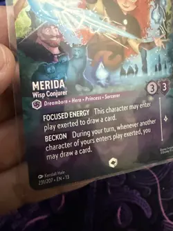 Disney Lorcana Merida Wisp Conjurer Enchanted 231/207 NM - Image 2
