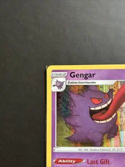 Pokemon TCG Gengar Holo Rare Card Chilling Reign 057/198 LP - Image 2
