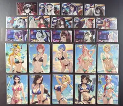 Lot of 24 Cards - Femme Fatale 2 - SP, ZR, ER, SSR - Goddess Story Waifu Anime - Image 2
