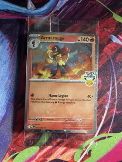 Armarouge Pokemon Best Buy Promo Card 2026 Pitch Black - Image 1