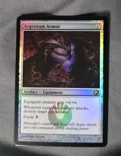 MTG - Argentum Armor - Scars of Mirrodin FOIL LP MAGIC CARD - Image 2