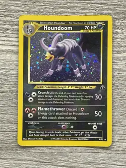 Houndoom - 4/75 - Neo Discovery - Unlimited - Holo Rare - Pokemon TCG Card NM - Image 1