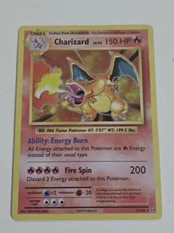 Pokemon 2016 XY Evolutions Rare Shiny Charizard Near Mint 11/108 TCG Card Game - Image 1