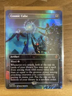 Cosmic Cube Borderless Foil (0337) MTG Marvel Super Heroes Near Mint - Image 1