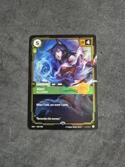 Carte Ahri Alluring - Riftbound Launch - Exclusive Promo Card 2025 Anglais Rare - Image 1