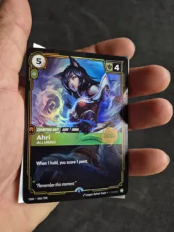Carte Ahri Alluring - Riftbound Launch - Exclusive Promo Card 2025 Anglais Rare - Image 3