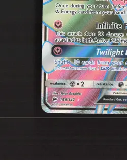 Gardevoir GX 140/147 Burning Shadows Full Art Ultra Rare Holo Pokemon Card LP+ - Image 5