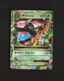 Mega M Venusaur EX 2/108 Evolutions Ultra Rare Holo Pokemon Card NM - Image 1