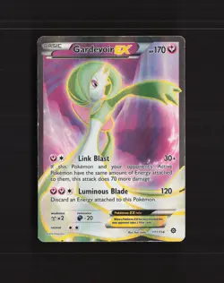 Gardevoir EX 111/114 Steam Siege Full Art Ultra Rare Holo Pokemon Card DMG - Image 1