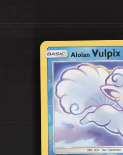 Alolan Vulpix 27/147 Burning Shadows Reverse Holo Pokemon Card LP+ - Image 3