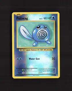 Poliwag 23/108 Evolutions Reverse Holo Pokemon Card LP - Image 1