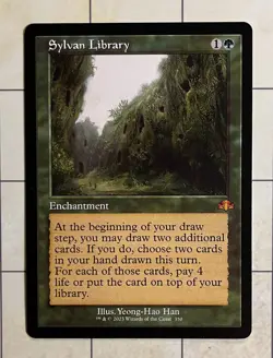 MTG Sylvan Library - Dominaria Remastered #350 Green, Mythic, Nonfoil - Image 1