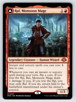 Ral, Monsoon Mage // Ral, Leyline Prodigy - Modern Horizons 3 - MTG - Image 1