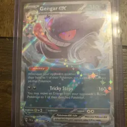 Pokemon TCG Gengar EX Scarlet & Violet Temporal Forces 104/162 Holo Double Rare - Image 1