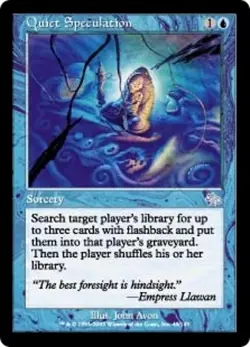 *MRM* ENGLISH 2x Calme Speculation - Quiet Speculation MTG JUD - Image 1