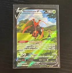 Pokemon TCG - Kricketune V Ultra Rare Holo Full Art - Silver Tempest TG12/TG30 - Image 1