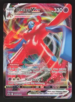 Deoxys VMAX SWSH267 Pokemon TCG Sword & Shield Promo NM - Image 1