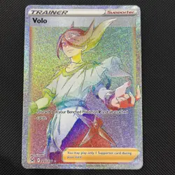 Pokemon - Volo (Secret) - 211/196 - SWSH11: Lost Origin - Holo - Secret Rare NM - Image 1