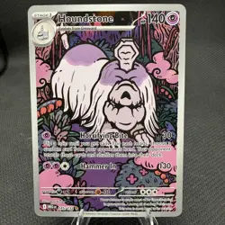 Houndstone 145/132 Illustration Rare Mega Evolution Pokemon Holo Near Mint - Image 1