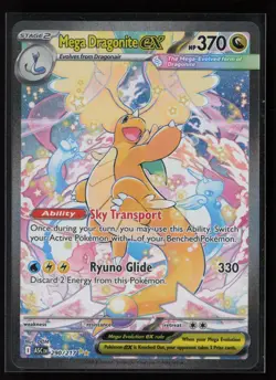 Mega Dragonite ex 290/217 Special Illustration Rare Ascended Heroes Pokemon Holo - Image 1