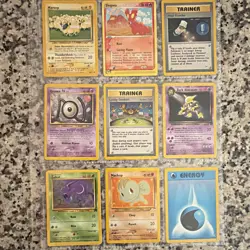 Nintendo Pokemon TCG Neo Genesis/Revelation/Team Rocket Lot (8) Dark Alakazam - Image 1