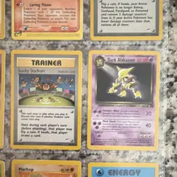 Nintendo Pokemon TCG Neo Genesis/Revelation/Team Rocket Lot (8) Dark Alakazam - Image 4