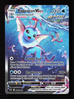 Vaporeon VMAX SWSH182 Holo Promo Sword & Shield Promo Pokemon Near Mint - Image 1