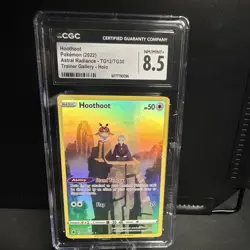 The Pokemon Company Hoothoot TG12/TG30 Astral Radiance TG Holo CGC 8.5 2022 - Image 1