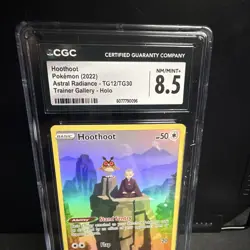 The Pokemon Company Hoothoot TG12/TG30 Astral Radiance TG Holo CGC 8.5 2022 - Image 2