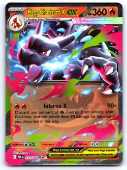 Mega Charizard X ex 013/094 Double Rare LP - Image 1