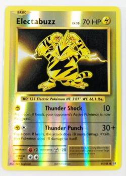Pokemon TCG Electabuzz XY Evolutions 41/108 Reverse Holo Common NM - Image 1