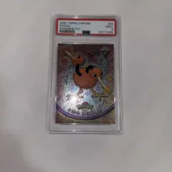 2000 TOPPS CHROME POKEMON T.V. #84 DODUO POKEMON T.V. PSA 9 - Image 1