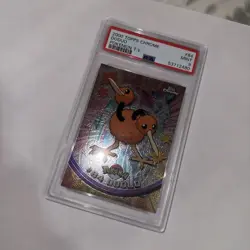 2000 TOPPS CHROME POKEMON T.V. #84 DODUO POKEMON T.V. PSA 9 - Image 2