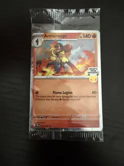 POKEMON Armarouge Holo BEST BUY Promo 012/084 What’s your favorite stamp - Image 2